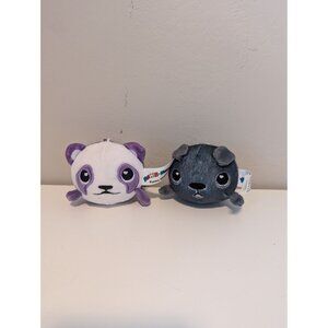 Moosh Moosh Bag Pack Clip key Chain ring plush, Squishy